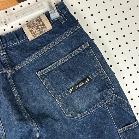 Marithe Francois Girbaud 90s Jeans 36x35 Double Knee Dark Wash Hip Hop Grunge - Picture 6 of 8